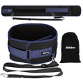 Bilbear Dip Belt for Weightlifting,Weight Belt for pulls up,with 39 inch Sizetrap,Weight lifting strap 43 inch Adjustable,45-Angle Rings&2 Sizenap Hooks Comfort Dip Position