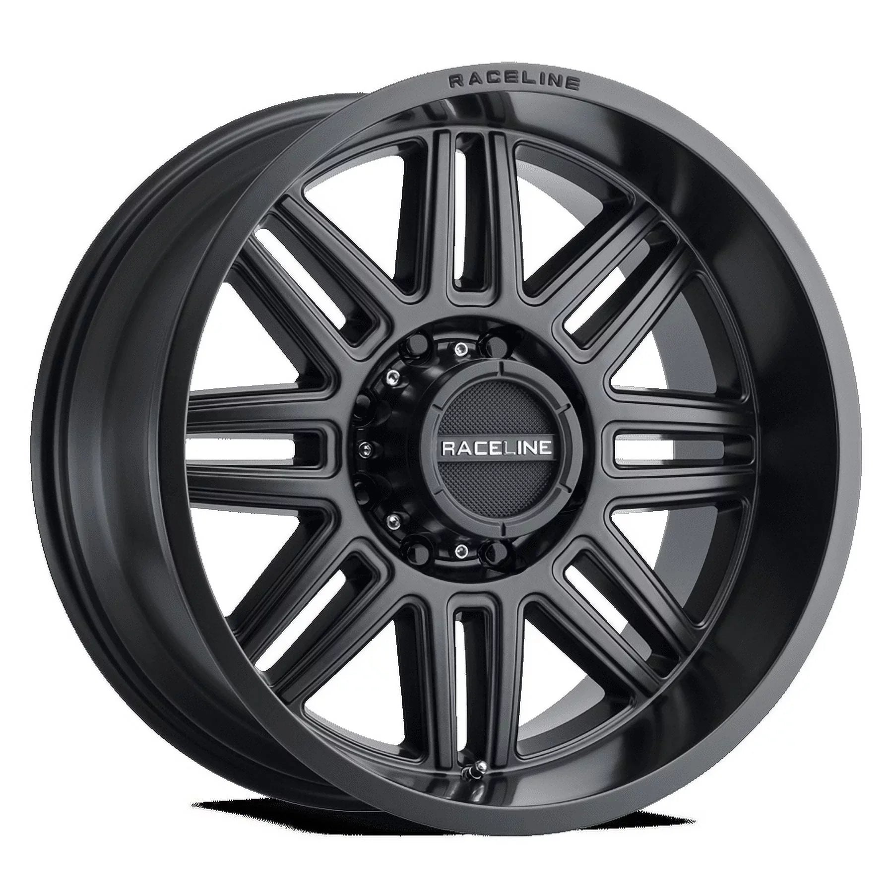 Raceline 948B-SizePLIT 20" Cast Aluminum Wheel, SizePLIT SizeATIN BLACK 20X10 8X165.1 -19mm