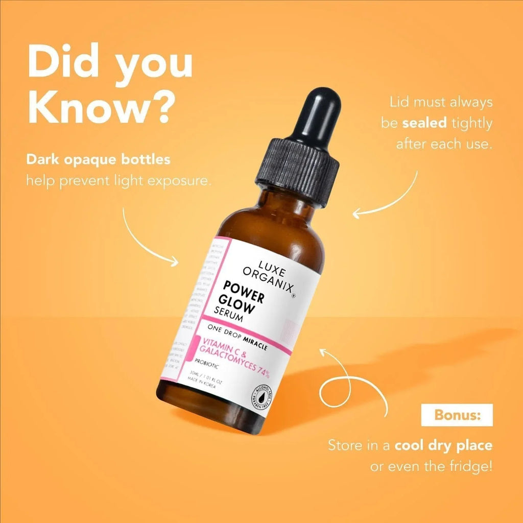 LUXE ORGANIX  POWER GLOW SizeERUM 30ML