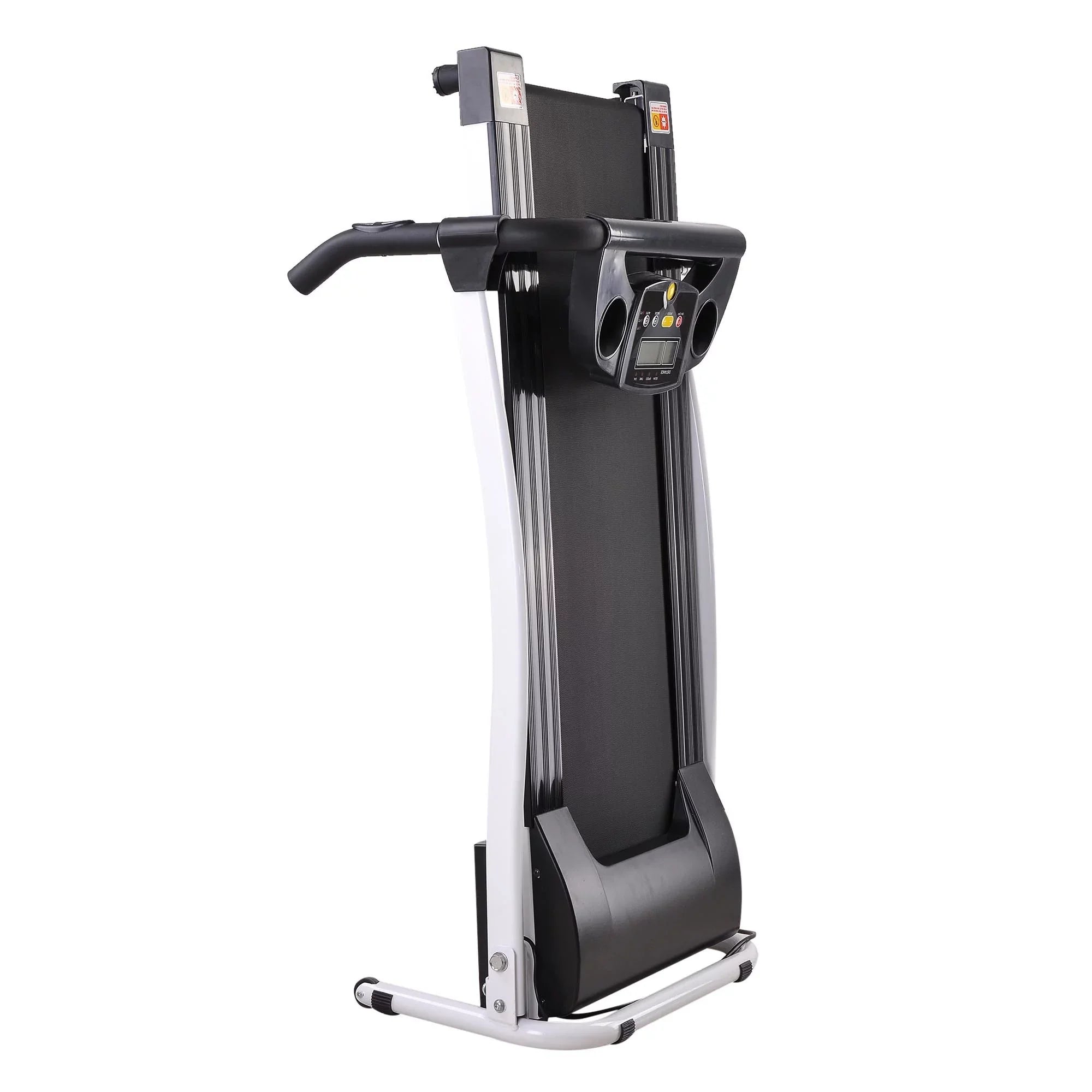 Foldable Electric Treadmill with LCD Display - 63.5 - Get fit at home with our foldable treadmill!