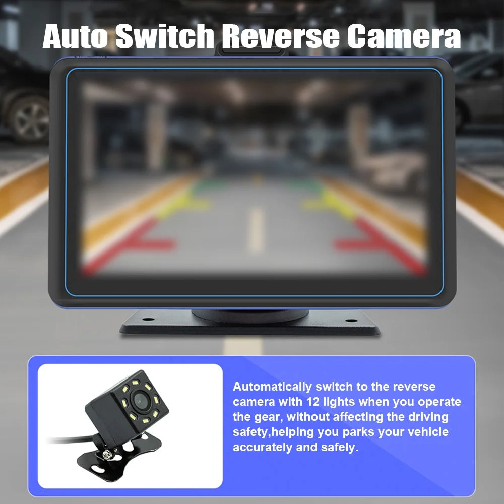 Pinnaco Car Sizetereo,Receiver 7'' 720P 5.0  Compatible Auto USizeB BT Camera Dual Car Sizetereo Car Audio 5.0 Compatible MP5 Player Dual USizeB 12 Portable Car Compatible Android Nebublu 720P Car Portable