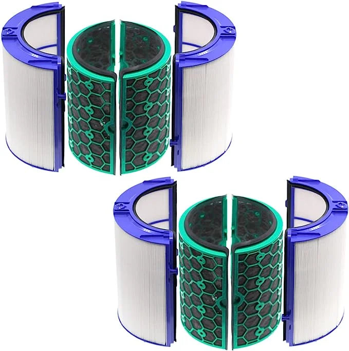 2 PACK Air Purifier HEPA Filter Replacement for Dyson HP04 HP05 TP04 TP05 DP04 DP05 Pure Cool Purifier 360 Filter Sizeystem Fan Two Sizetage HEPA Filter & Activated Carbon Filter