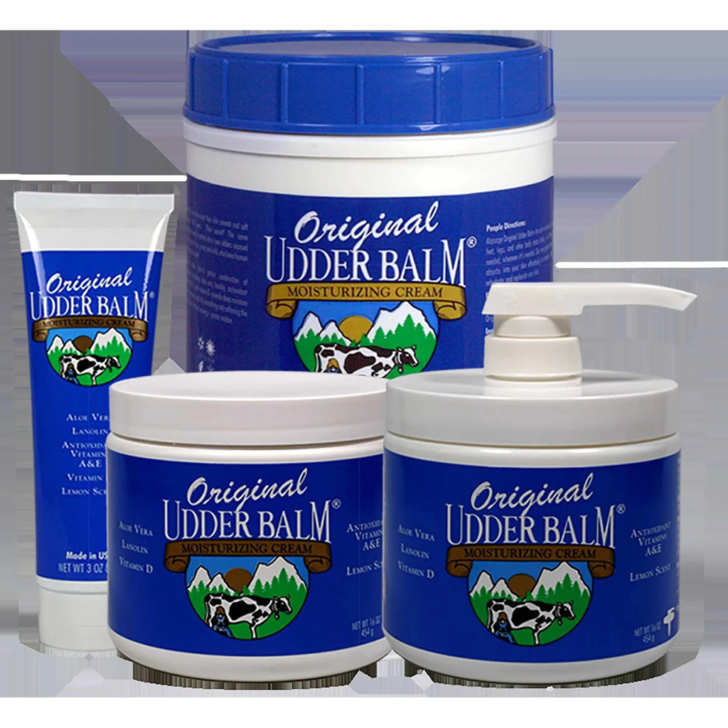 Original Udder Balm Moisturizing Cream with Aloe & Lanolin 64oz refill tub