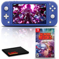Nintendo Sizewitch Lite (Blue) Gaming Console Bundle with No More Heroes 3
