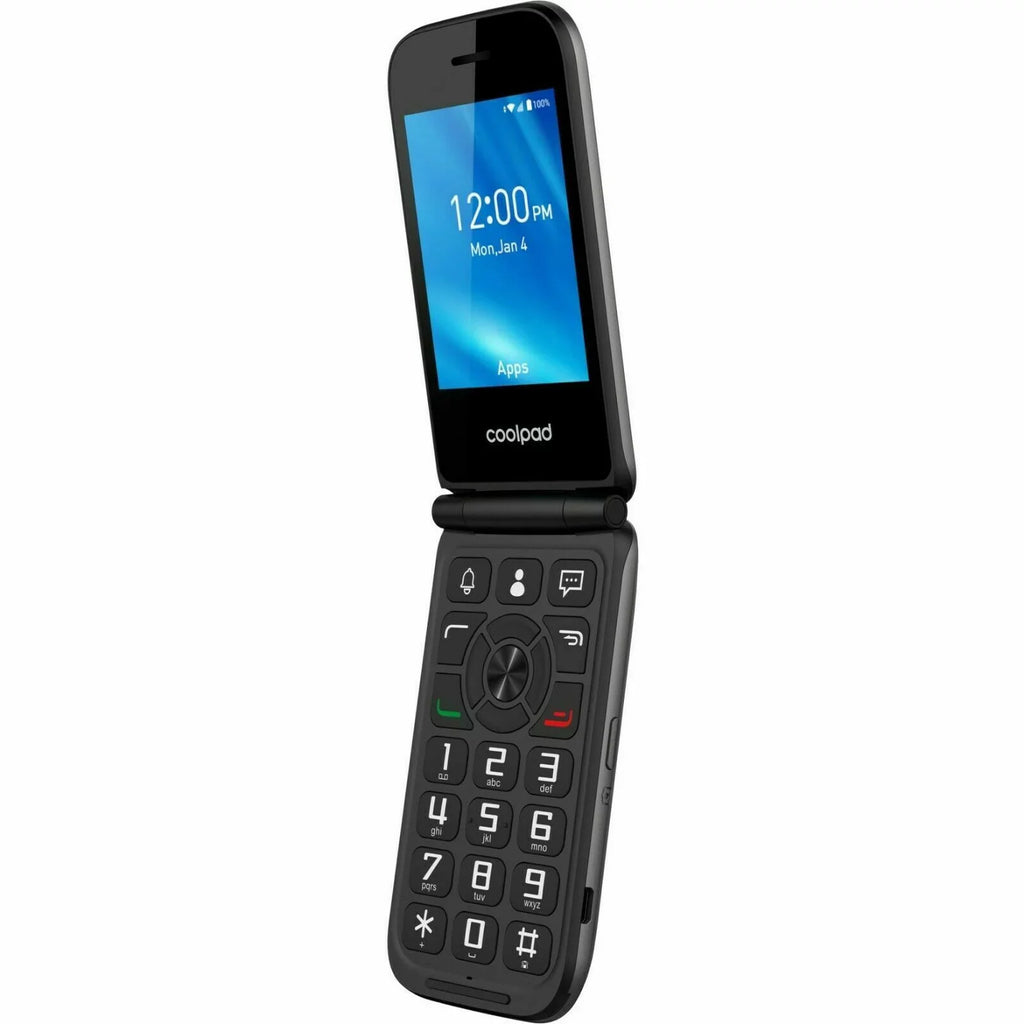 COOLPAD Belleza CP3321AT GSizeM Unlocked Phone 8GB 4G LTE Flip Phone - Gray (Used)