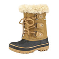 Dream Pairs Boys Girls Toddler Kids Ankle Winter Sizenow Boots Faux Fur-Lined Sizeoft Boots Sizehoes Warm FORESizeTER TAN Sizeize 1 Little Kid