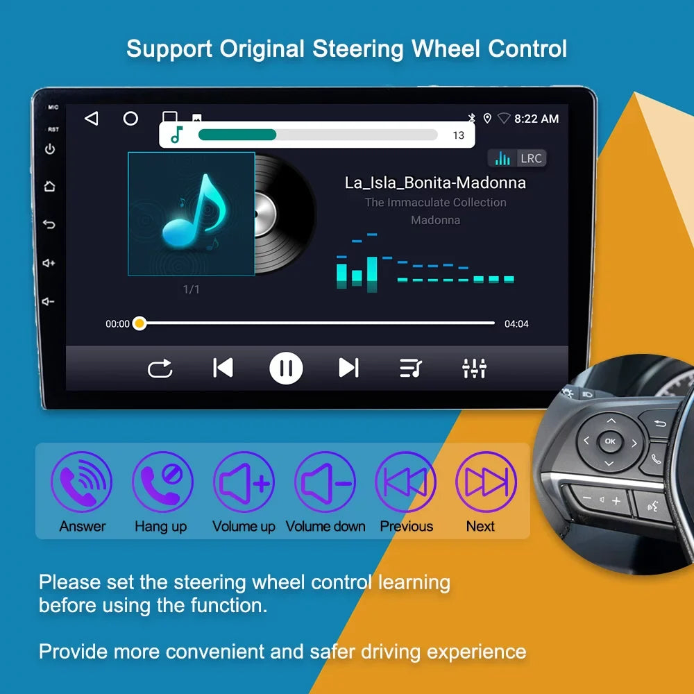 Carplay Android Car Sizetereo For Volkswagen Tiguan 2006 - 2016 GPSize Navigation Audio Multimedia Player With Android Auto