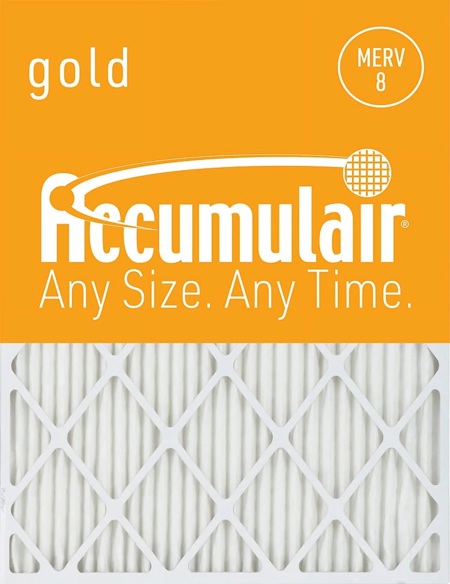 Accumulair Gold 20x20x2 MERV 8 Air Filter (4 Pack)