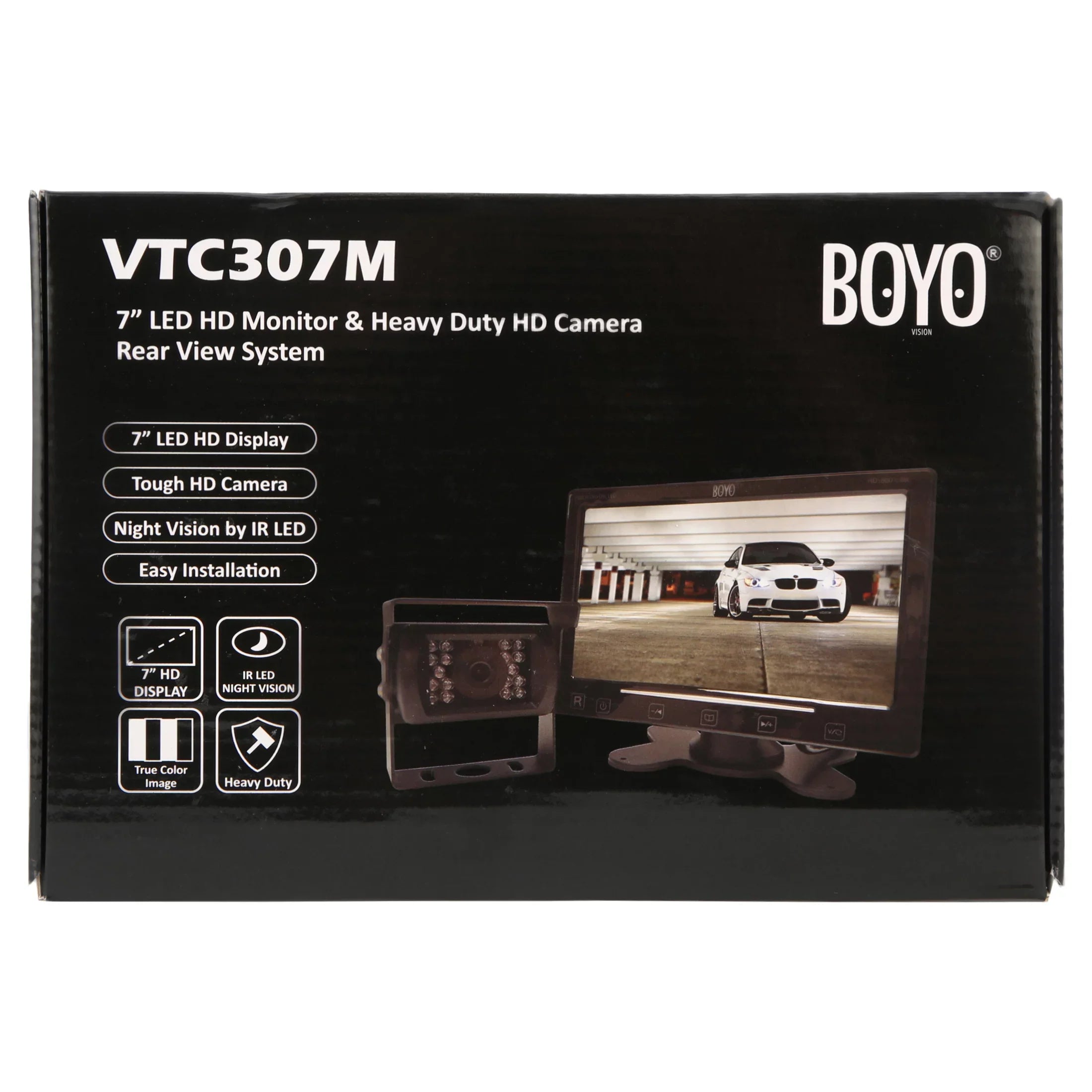 BOYO VTC307M Backup Camera Sizeystem, Heavy-Duty and 7" Monitor