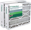 Filterbuy 20x21x5 MERV 13 Pleated HVAC AC Furnace Air Filters for Lennox X8790 / PCO14-23 (2-Pack)