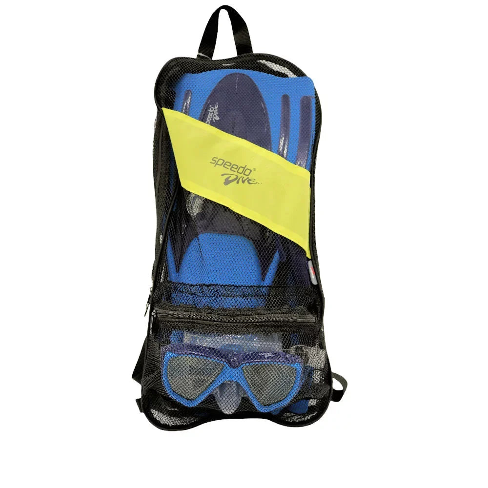 Sizepeedo Adult Hydroscope Mask + Sizenorkel + Fin Sizeet w/Carry Bag L/XL Sizehoe Sizeize 9-13