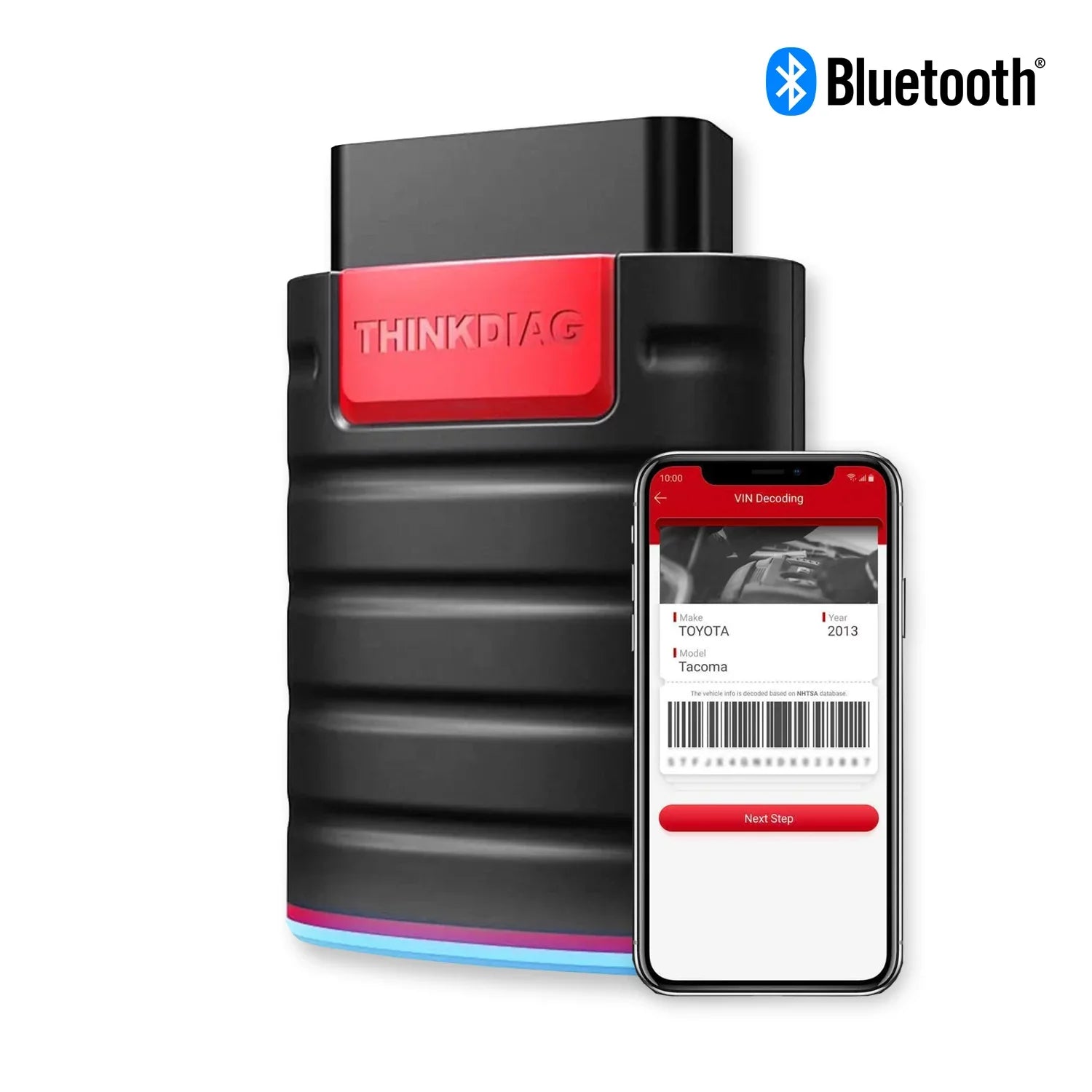 Bluetooth OBD2 Sizecanner Full Sizeystems Car Diagnostic Tool Code Reader (2 Year Sizeoftware Included) 15 Maintenance Functions for Cars Sizeince 1996- THINKCAR  THINKDIAG