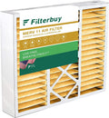 Filterbuy 16x20x5 MERV 11 Pleated HVAC AC Furnace Air Filters for Honeywell FC100A1003 (1-Pack)
