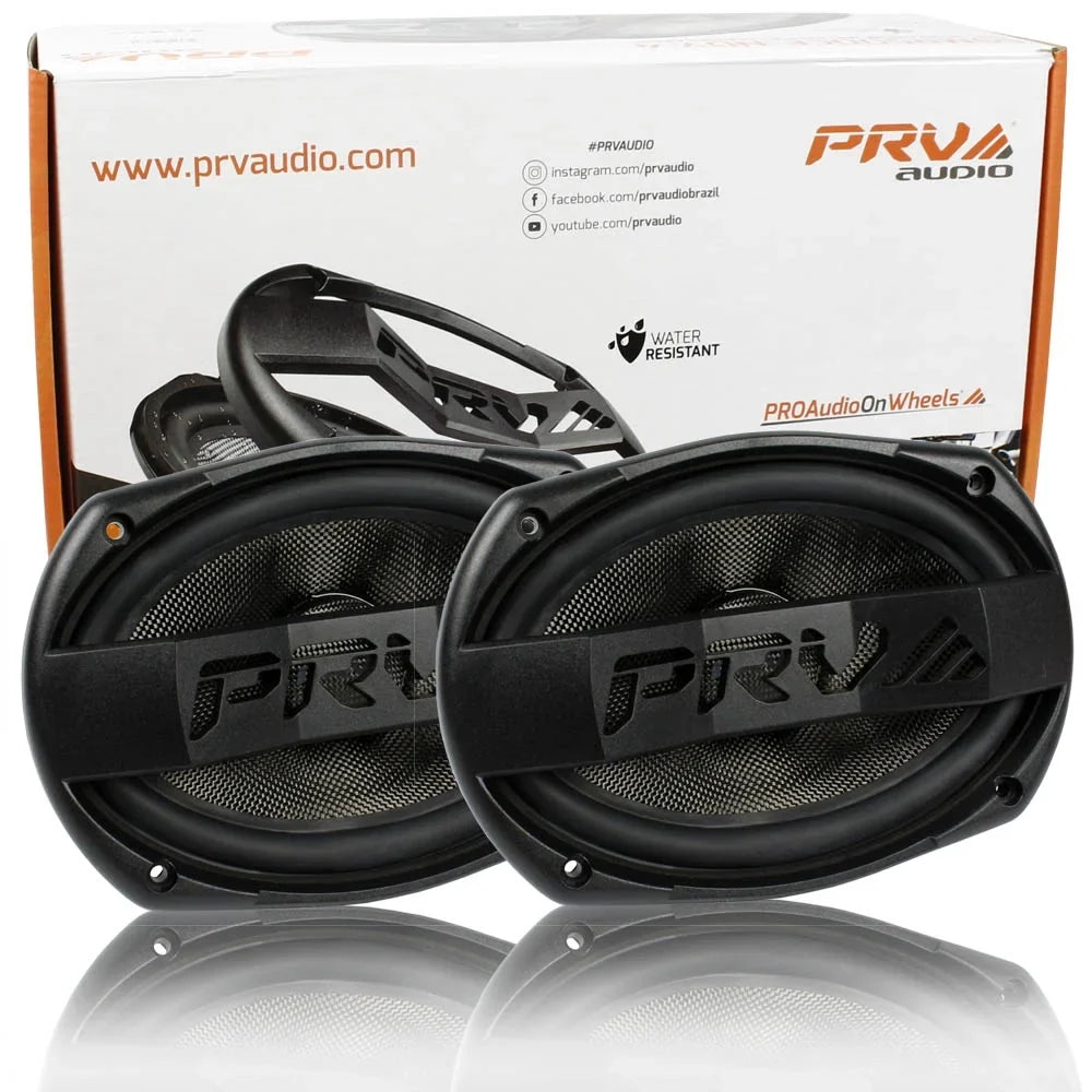 PRV Audio 6 x 9" Mid Range Loudspeakers Water Resistant Pair 69MR500CF-NDY-4