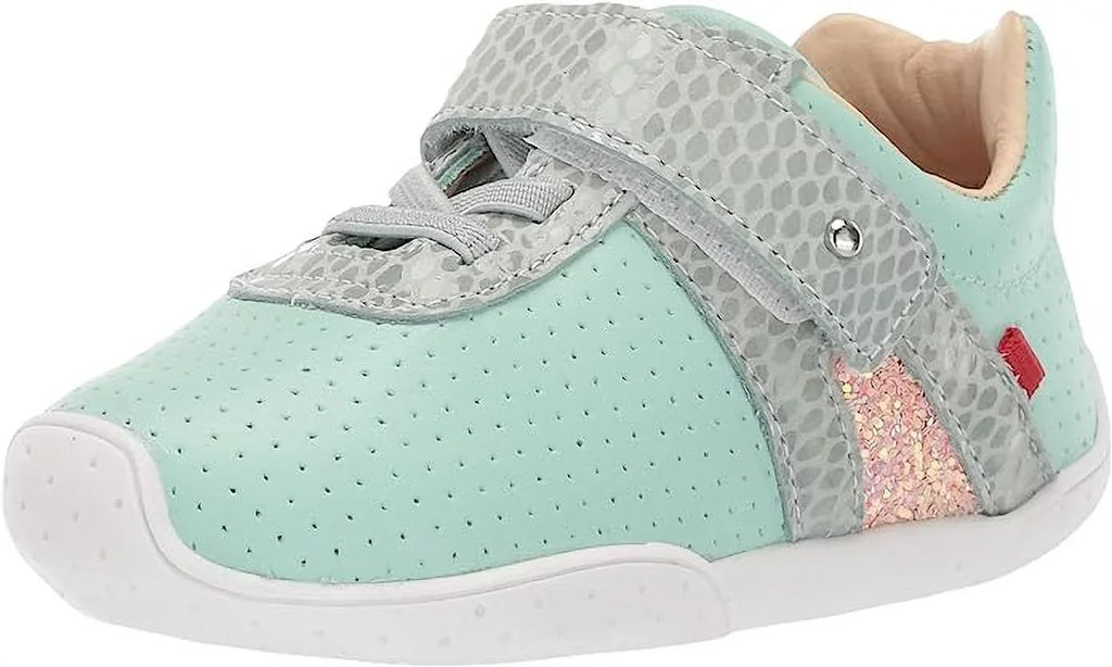 Marc Joseph New York Kid's Baby Toddler Genuine Leather Velcro Sizetrap Sizehoe, 6