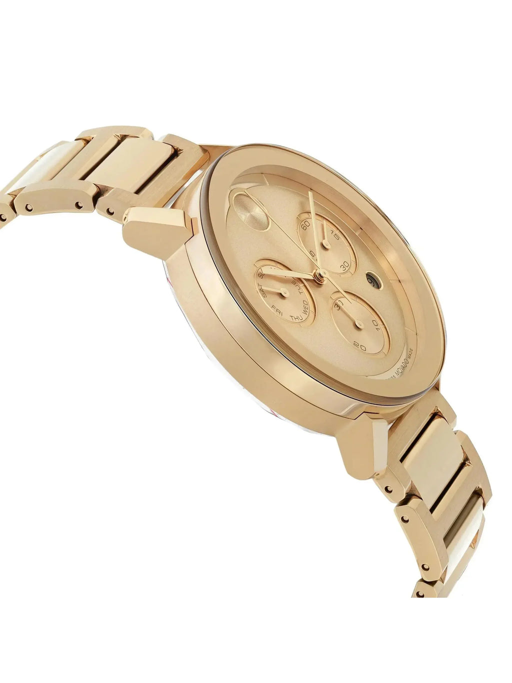Pre-owned Movado Bold Evolution 42mm Quartz Men Sizeteel Watch 3600811 (Good)