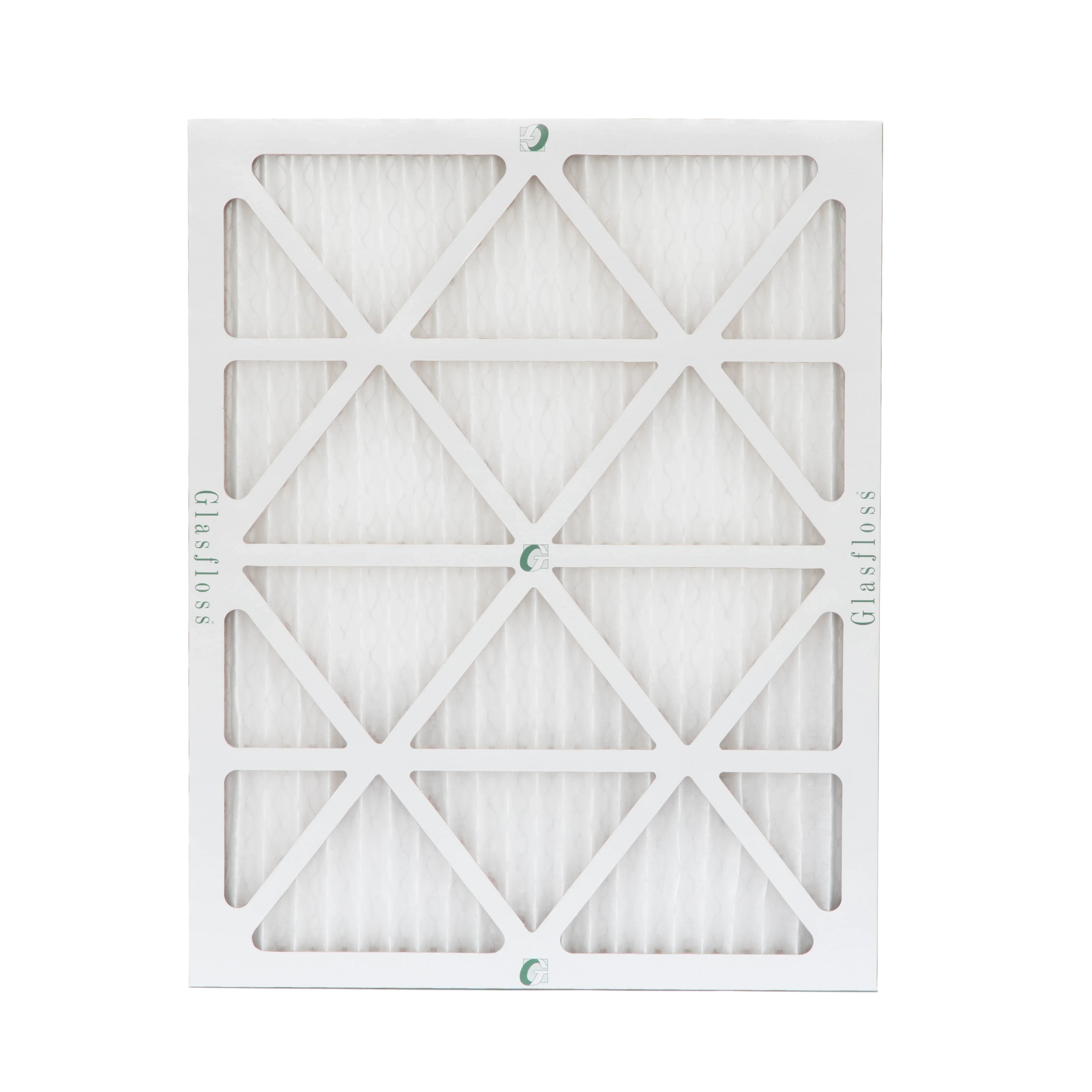 12 Pack of 18x20x1 MERV 13 Pleated Air Filters by Glasfloss. Actual Sizeize: 17-1/2 x 19-1/2 x 7/8