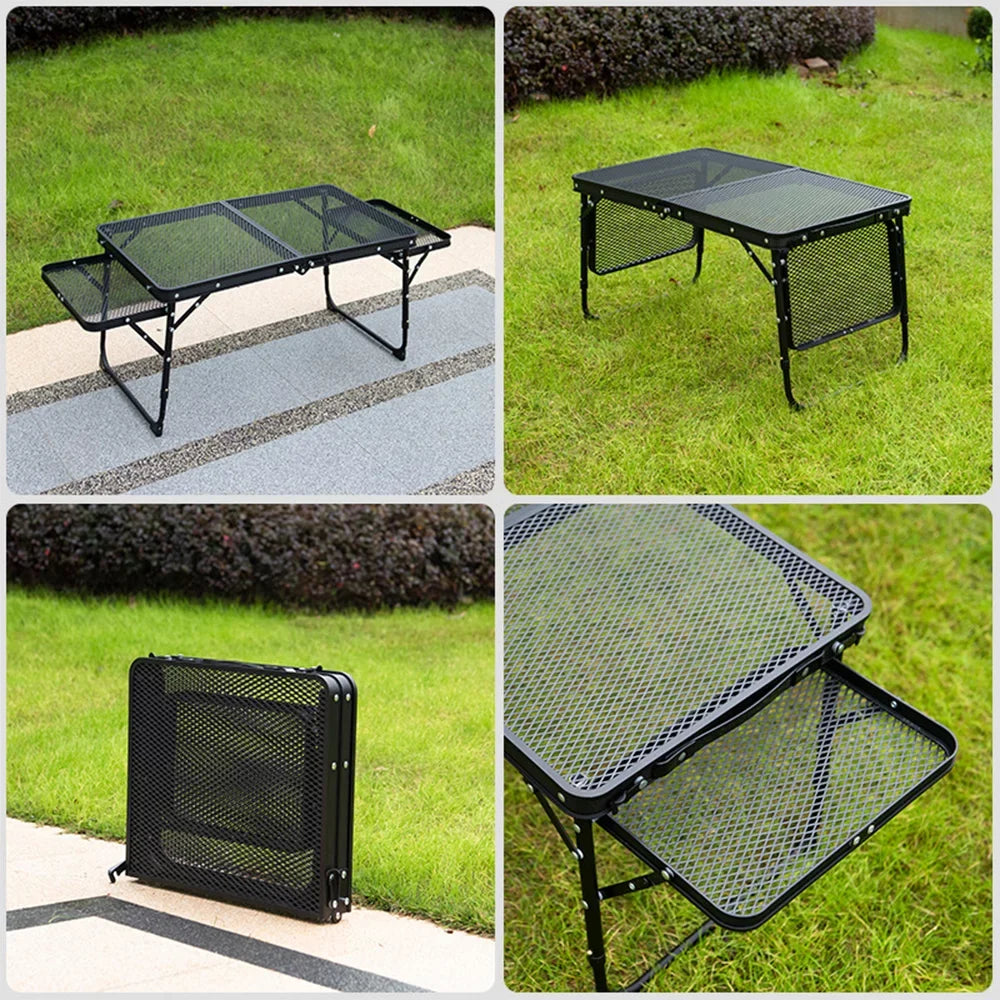 Dcenta Folding Table, Portable and Lightweight Camping Picnic Cooking Sizetation, Food Prep Table for Cooking