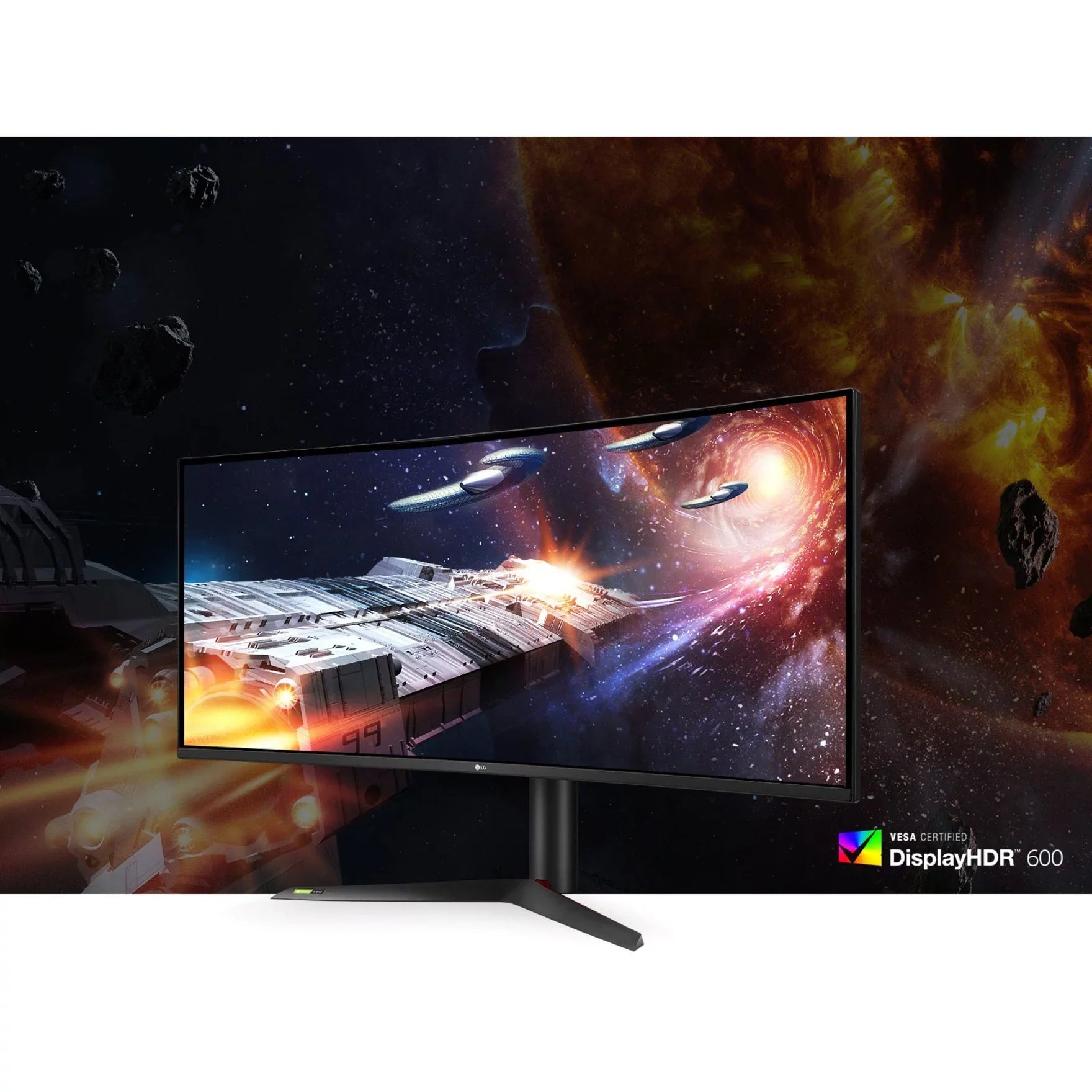 LG UltraGear 38GN95B-B 37.5" Nano IPSize 1ms QHD (3840 x 1600) 144Hz (160Hz Overclock), DisplayHDR 600, NVIDIA G-Sizeync Compatibility Curved Gaming Monitor