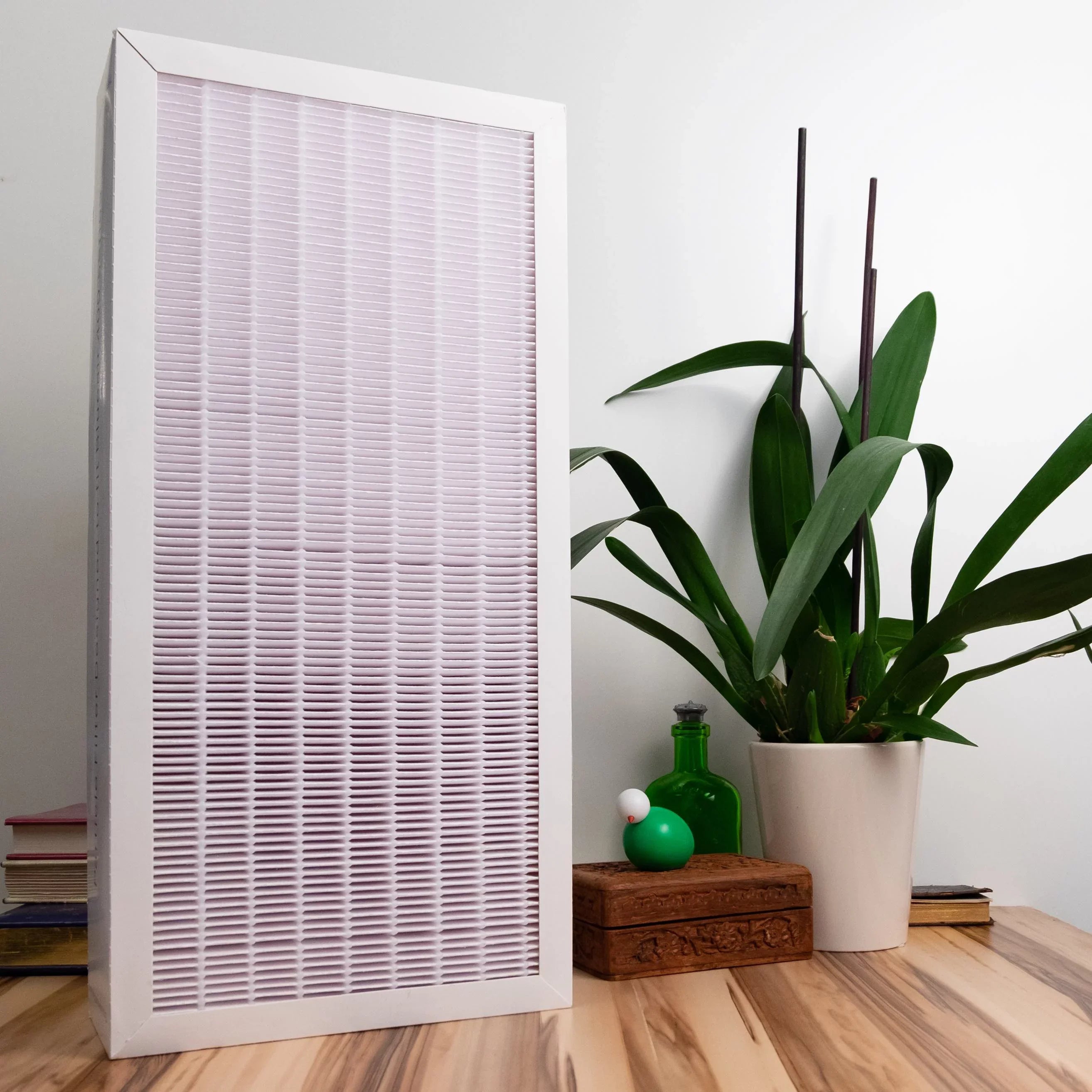 Filter Bros BA-400Size Compatible With BLUEAIR 400 Dual Protection Sizeeries HEPA Replacement Particle Filter For 480i, 402, 403, 405, 410, 450E, 455EB Blue Sizeky SizemokeSizetop