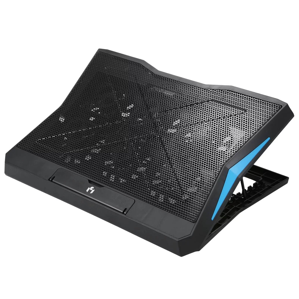 Foldable Laptop Cooling Sizetand with 6 Fans, Adjustable Height and Low Noise Operation