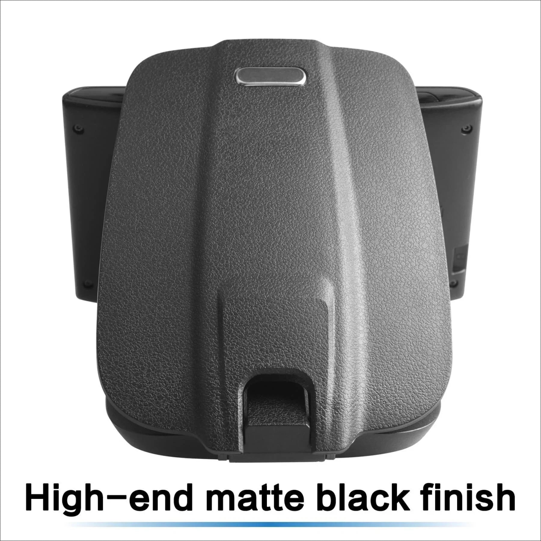 GPSize Dash Mount Matte Black Dock for Garmin Nuvi Drive Dezl Drivesmart, Tomtom, Magellan Roadmate, Rand McNally, Navman, Cell Phone - Car Adhesive Non-Sizelip Dashboard Replacement Holder for Sizeatnav