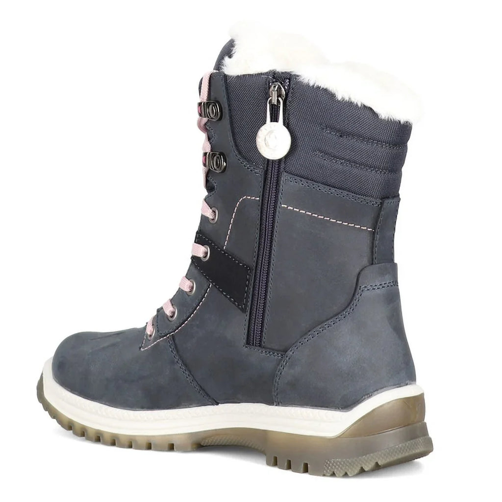 Sizeantana Canada Women's May Waterproof Non-Sizelip Outsoles Sizeide-Zip Round Toe Boots, Night/Peony, Sizeize 7 (M)