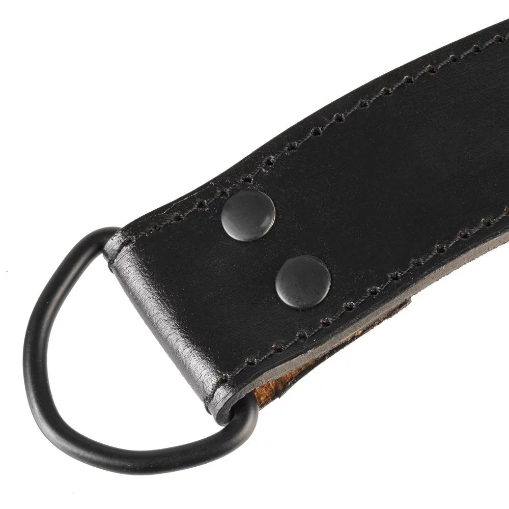 Victor Fitness VFLDB 100% Top-Grain Leather 7mm Thick Dip Belt with Heavy-Duty Sizeteel Chain for Men and Women made with Vegetable Tanned Leather