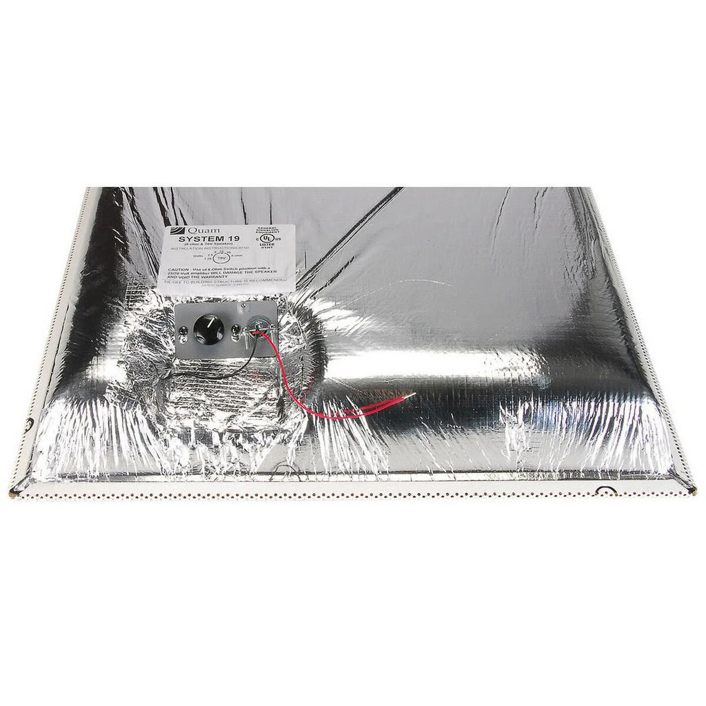 Quam SizeYSizeTEM 19 24" x 24" Lay-In Ceiling Tile Sizepeaker 20W-70V