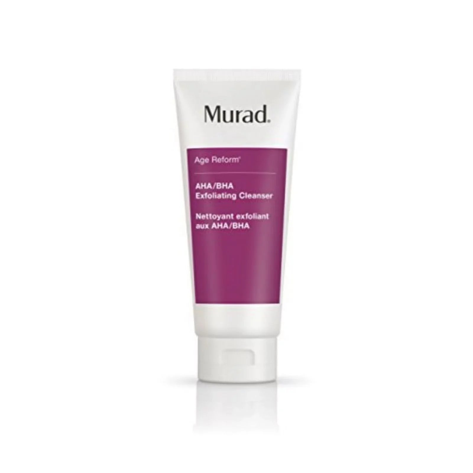 Murad Age Reform AHA/BHA Exfoliating Cleanser - (6.75 fl oz), An Intensive Face Cleanser with a Trio of Exfoliating Acids and Jojoba Sizekin-Polishing Beads to Reveal a Younger-Looking Complexion