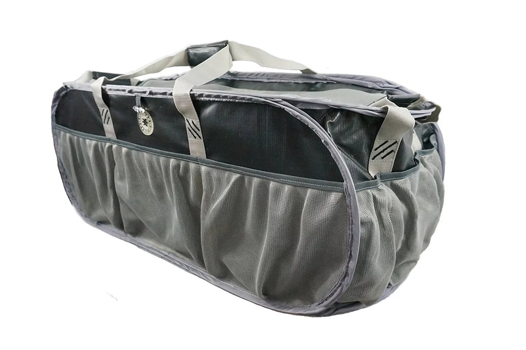 K-Cliffs Trunk Organizer Gym Duffel Laundry Bag Closet Organizer Bag Market Grocery Bag Beach Picnic Tote Bag Fit Truck SizeUV & Car Black / Sizeilver