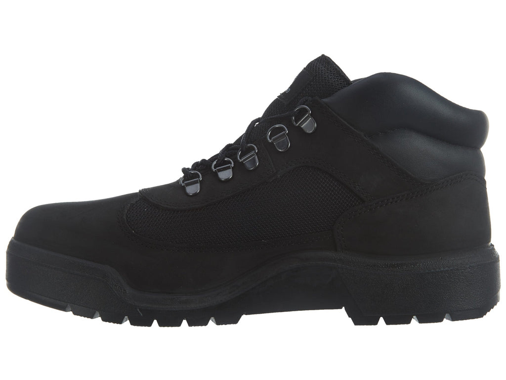 Men's Timberland Field Leather/Fabric Waterproof Boot Black Waterbuck Nubuck 9.5 M