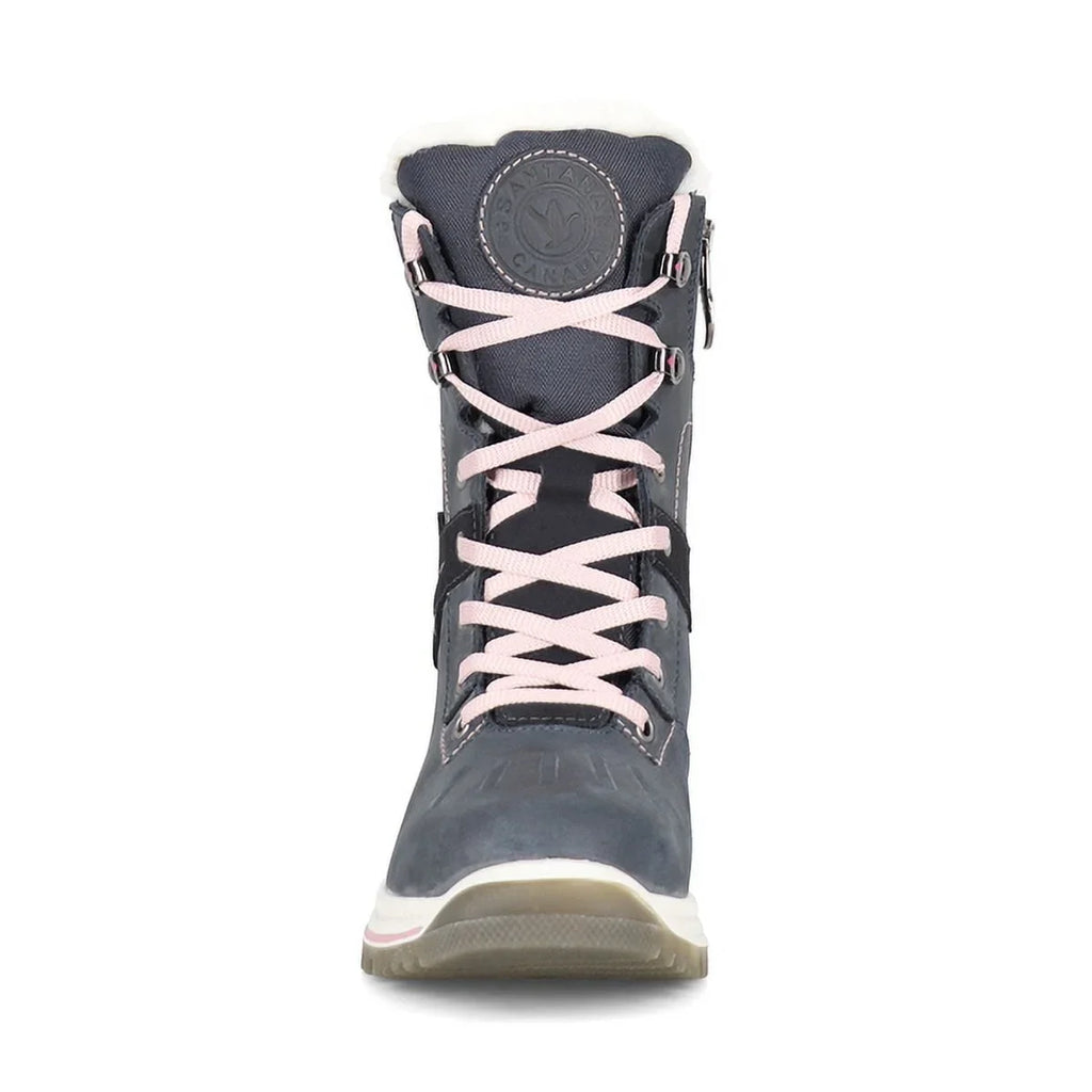 Sizeantana Canada Women's May Waterproof Non-Sizelip Outsoles Sizeide-Zip Round Toe Boots, Night/Peony, Sizeize 7 (M)