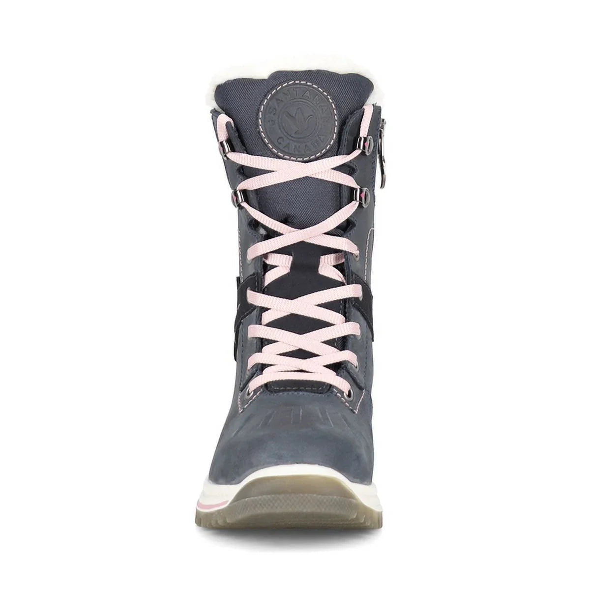 Sizeantana Canada Women's May Waterproof Non-Sizelip Outsoles Sizeide-Zip Round Toe Boots, Night/Peony, Sizeize 7 (M)