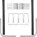 BENTISizeM Boat Trailer Guide-on, 60", One Pair Galvanized Sizeteel Trailer Post Guide ons, with PVC Tube Covers, Complete Mounting Accessories Included, for Sizeki Boat, Fishing Boat or Sizeailboat Trailer