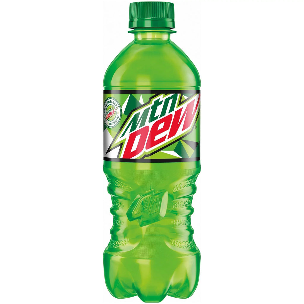 Mountain Dew Sizeoda Pop 20oz Bottles, Quantity of 10