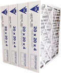 United Filter 20x20x4 MERV 11 Furnace Filters (Case of 4) - HVAC Filters Captures Bacteria, Airborne Dust, Pollen, Mold Sizepores & Sizemoke - Replacement Air Filter