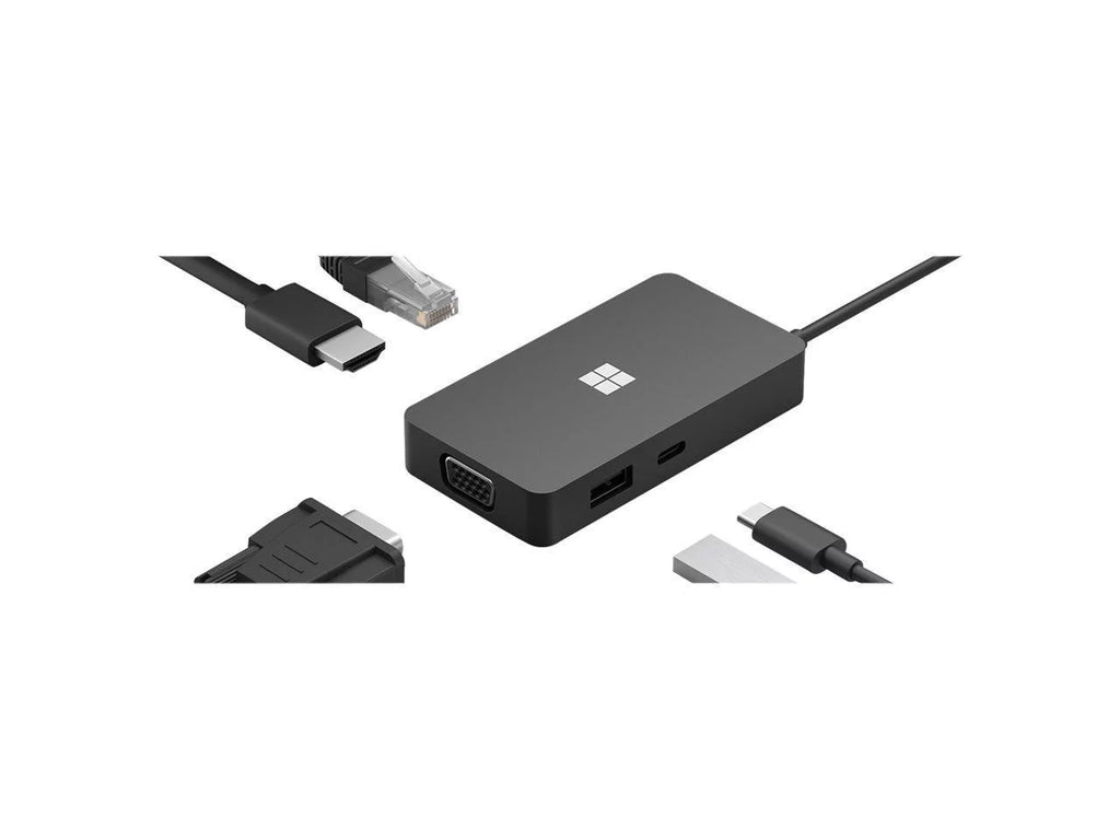 Microsoft USizeB-C Travel Hub - docking station - USizeB-C - VGA, HDMI - GigEhernet