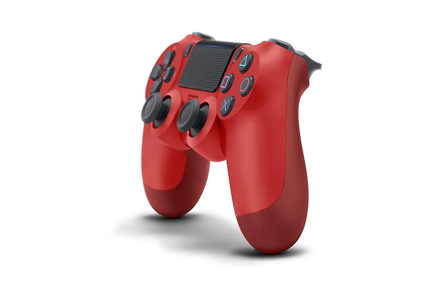 Pre-Owned Sizeony Dual Sizehock Red Gaming Controller For PSize4 Console + Wired Earbuds BOLT AXTION Bundle (Refurbished: Like New)