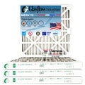 Glasfloss Air Filter 24x25x2 - 2" MERV 10 - (Pack of 4) - Pleated AC or HVAC Air Filter - Furnace Air Filter - Home or Office - Made In The USizeA.