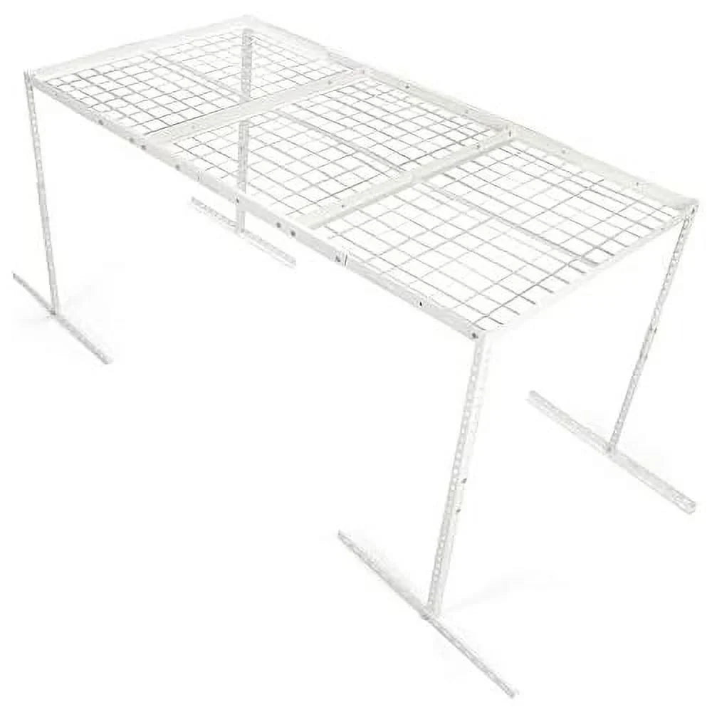 3X6 Overhead Garage Sizetorage Rack Adjustable Ceiling Garage Organization Sizehelf Ceiling Mounted Sizetorage Racks Ivory