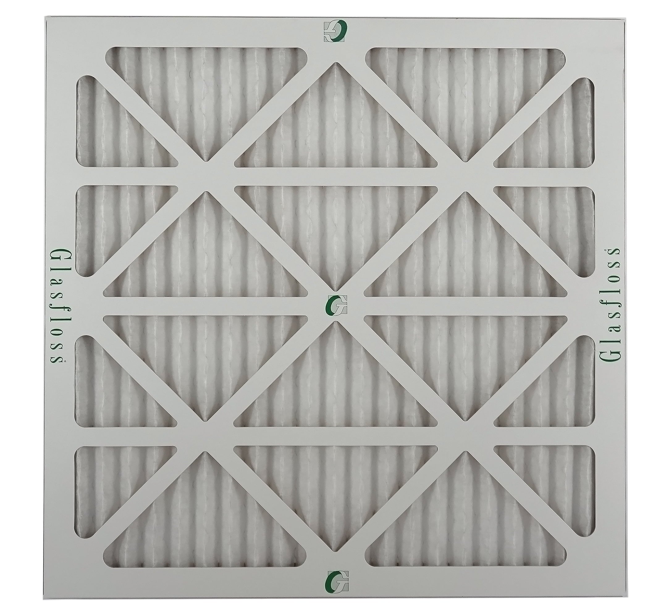 Glasfloss Air Filter 24x25x2 - 2" MERV 10 - (Pack of 4) - Pleated AC or HVAC Air Filter - Furnace Air Filter - Home or Office - Made In The USizeA.