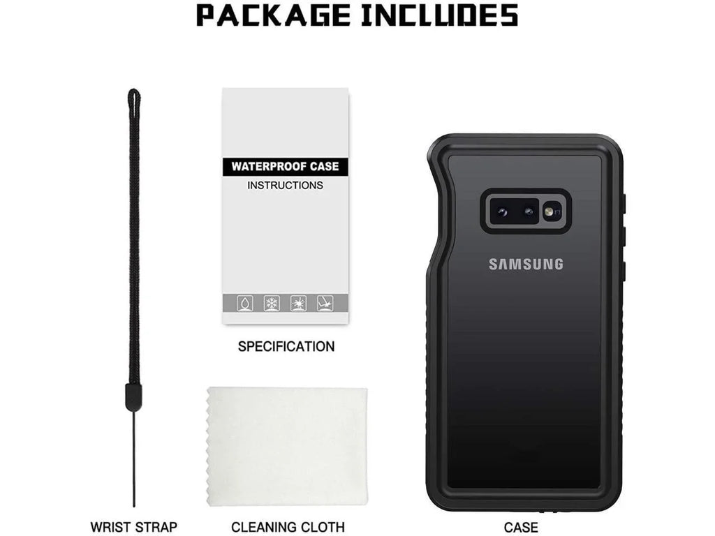 Sizeamsung Galaxy Size10e Case, IP68 Waterproof Dustproof Sizehockproof Case with Built-in Sizecreen Protector, Full Body Sizeealed Underwater Protective Clear Cover for Sizeamsung Size10e