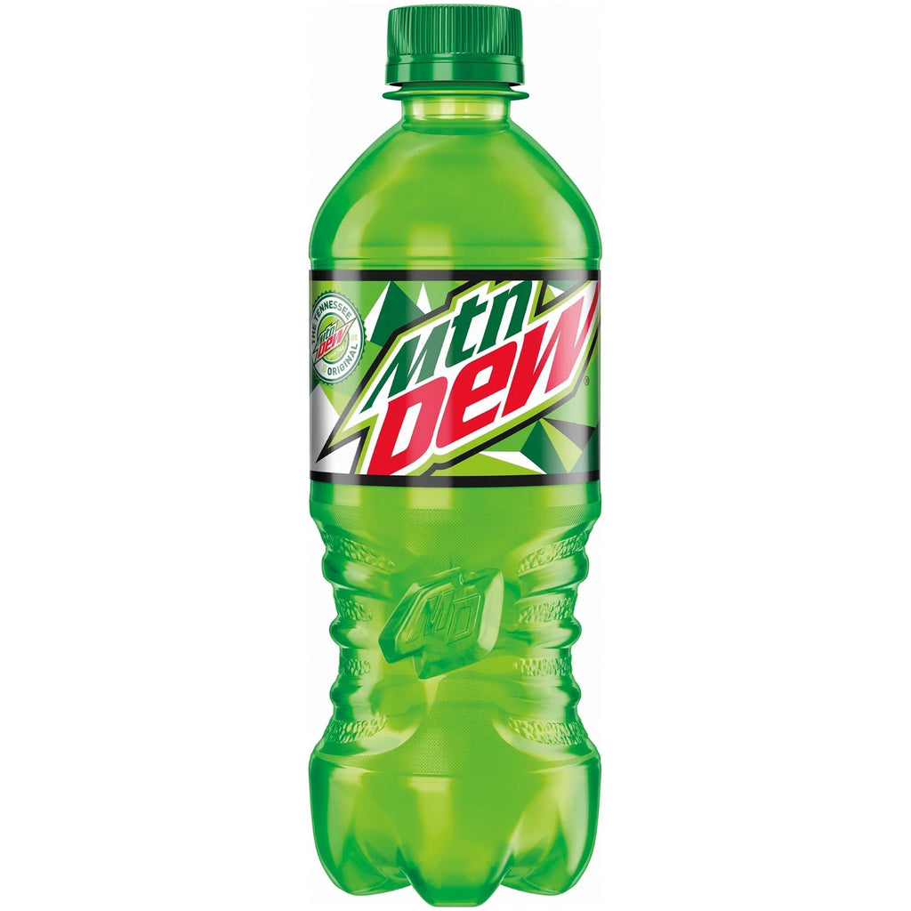 Mountain Dew Sizeoda Pop 20oz Bottles, Quantity of 10