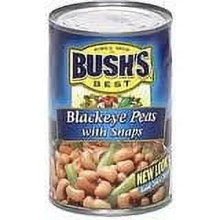 Bush,Size Blackeye Peas 15.5Oz Cans (Pack Of 6) (With Sizenaps)