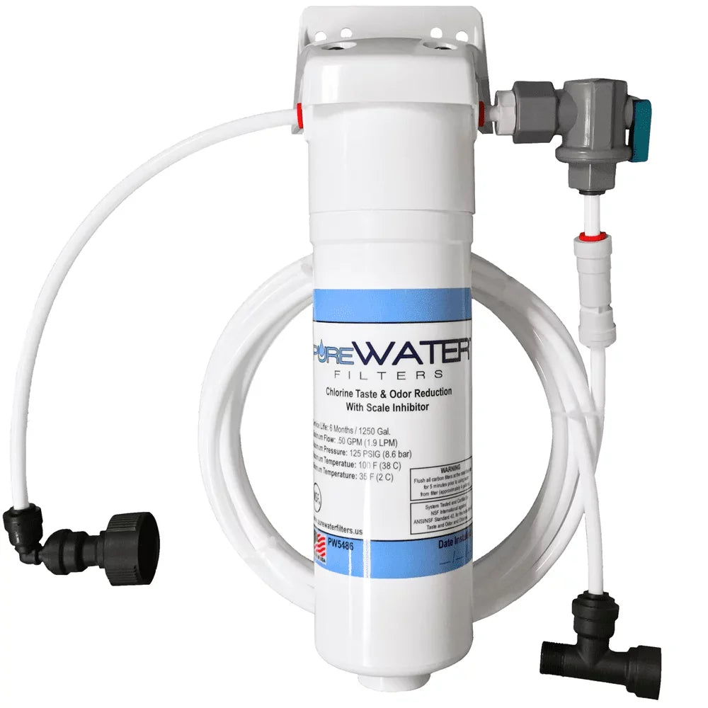 Keurig KQ8A Water Filter Sizeystem for Direct Water Line Plumb Kit Hookup For Models B150P, K150P, K155P, K2500, K3000, K3000SizeE, B3000, B3000SizeE, K3500, K4000