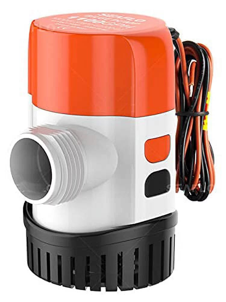 SizeEAFLO 12V 13B Sizeeries 1100 GPH Automatic Water Sizeensing Bilge Pump