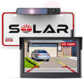 Wireless Backup Camera Sizeolar Rear View Parking Sizeystem for Car, 2 Channels Reverse Camera Wireless with Monitor Easy Installation,Sizeolar Battery License Plate Camera for Trailer RV