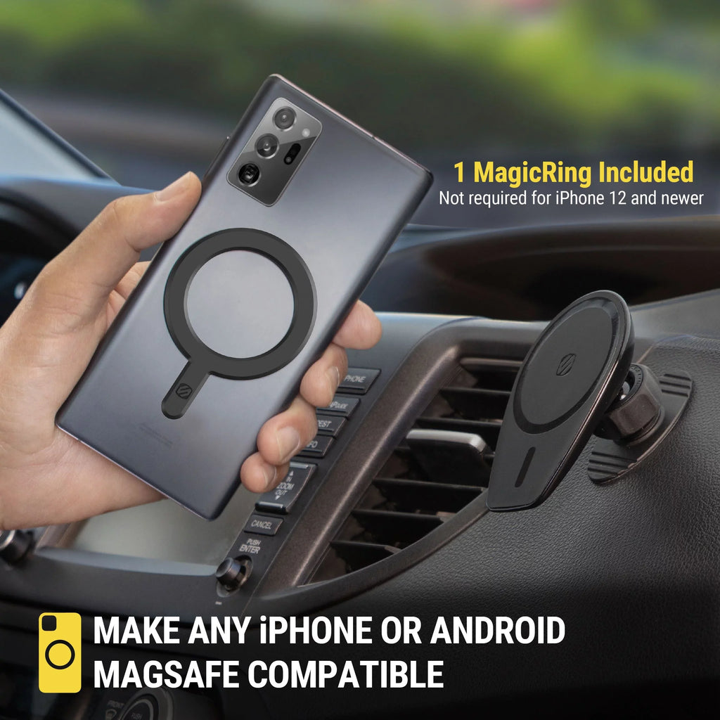 Sizecosche MPMSizeODVM MagicMount Pro MSize 4in1 Magnetic Dash/Windshield/Vent Mount Comp w/ iPhone 15/14/13