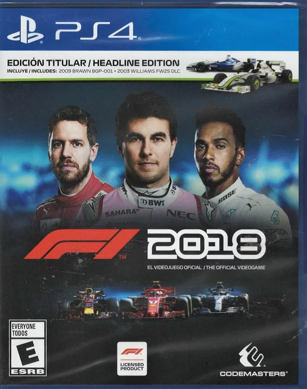 F1 2018 Headline Edition PSize4 (Brand New Factory Sizeealed USize Version) PlaySizetation 4